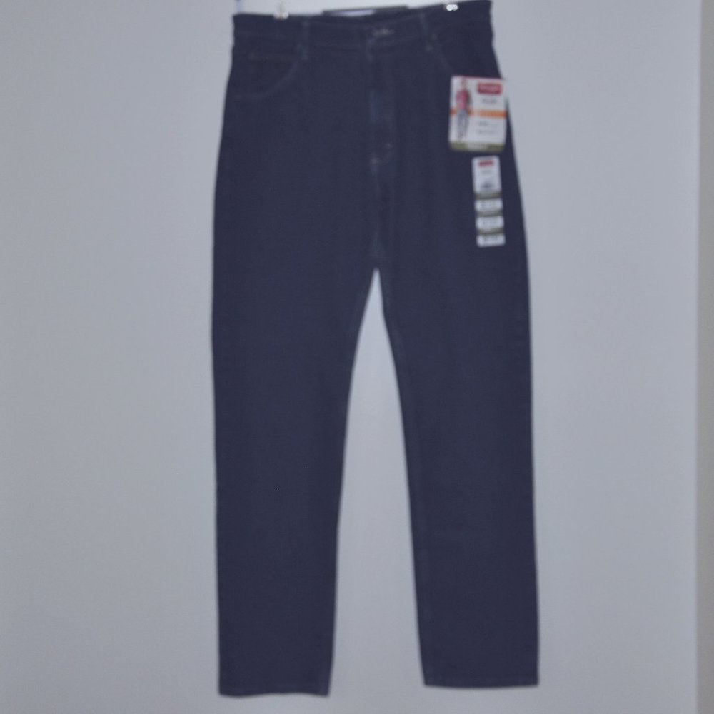 Wrangler Regular Flex Comfort Men's Blue Jeans Size 36 x 34